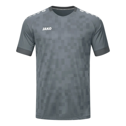 JAKO Trikot Pixel Kurzarm Kinder steingrau Front 