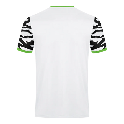 JAKO Trikot Animal Kurzarm Unisex weiß/schwarz/neongrün Rücken 