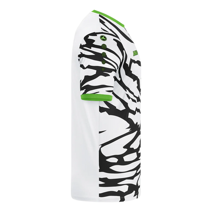 JAKO Trikot Animal Kurzarm Unisex weiß/schwarz/neongrün Seite 