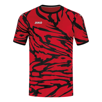 JAKO Trikot Animal Kurzarm Unisex sportrot/schwarz Front 