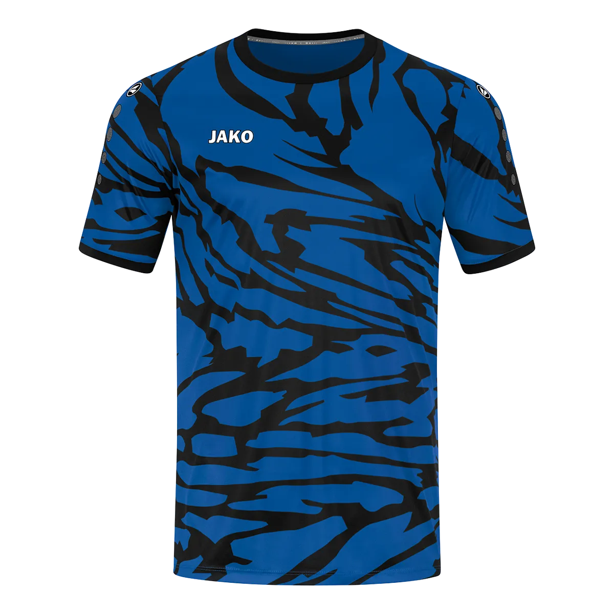 JAKO Trikot Animal Kurzarm Unisex sportroyal/schwarz Front #farbe_sportroyal-schwarz