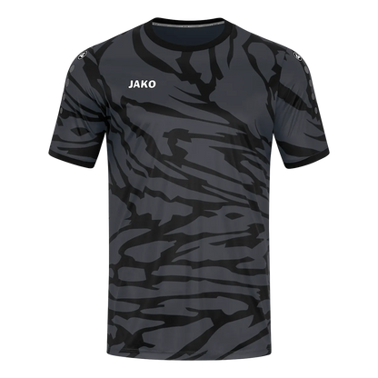 JAKO Trikot Animal Kurzarm Kinder anthrazit/schwarz Front 
