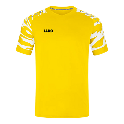 JAKO Trikot Wild Kurzarm Unisex citro/weiß Front 