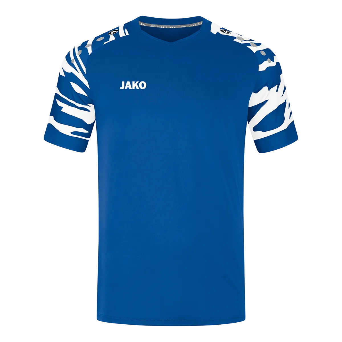 JAKO Trikot Wild Kurzarm Unisex sportroyal/weiß Front 