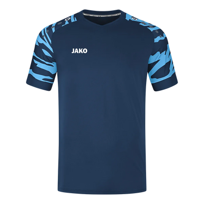 JAKO Trikot Wild Kurzarm Unisex navy/skyblue Front 