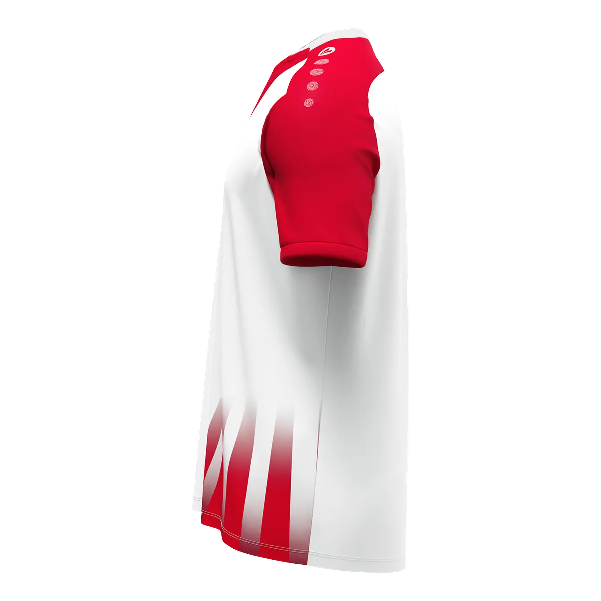 JAKO Trikot Vintage Kurzarm Unisex weiß/rot Seite 