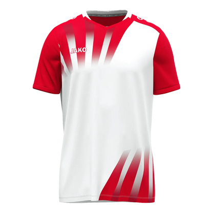 JAKO Trikot Vintage Kurzarm Kinder weiß/rot Front 