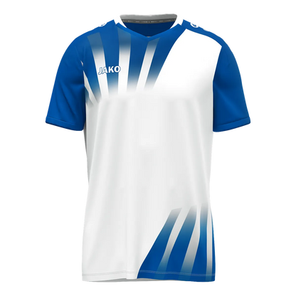 JAKO Trikot Vintage Kurzarm Unisex weiß/royal Front 