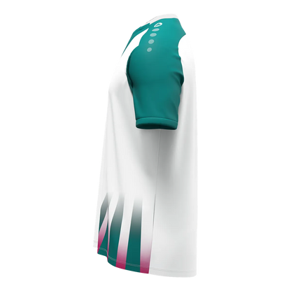 JAKO Trikot Vintage Kurzarm Kinder weiß/türkis Seite 