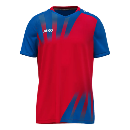 JAKO Trikot Vintage Kurzarm Kinder rot/royal Front 