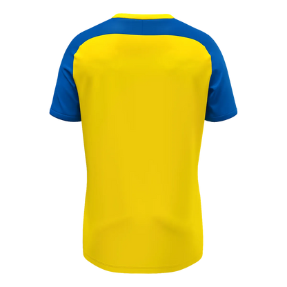 JAKO Trikot Vintage Kurzarm Unisex gelb/royal Rücken 