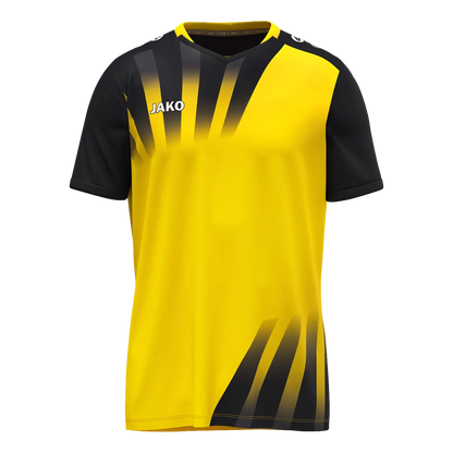 JAKO Trikot Vintage Kurzarm Unisex gelb/schwarz Front 