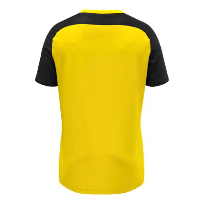 JAKO Trikot Vintage Kurzarm Kinder gelb/schwarz Rücken 