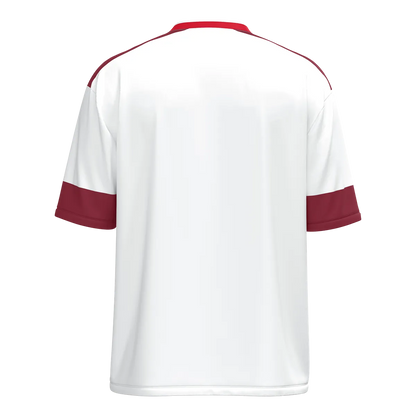 JAKO Trikot Club 92 Kurzarm Unisex weiß/rot/maroon Rücken 