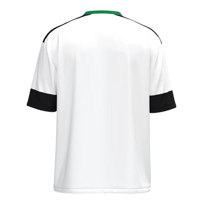 JAKO Trikot Club 92 Kurzarm Unisex weiß/sportgrün/schwarz Rücken 