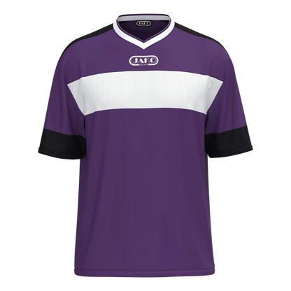 JAKO Trikot Club 92 Kurzarm Unisex lila/weiß/schwarz Front 