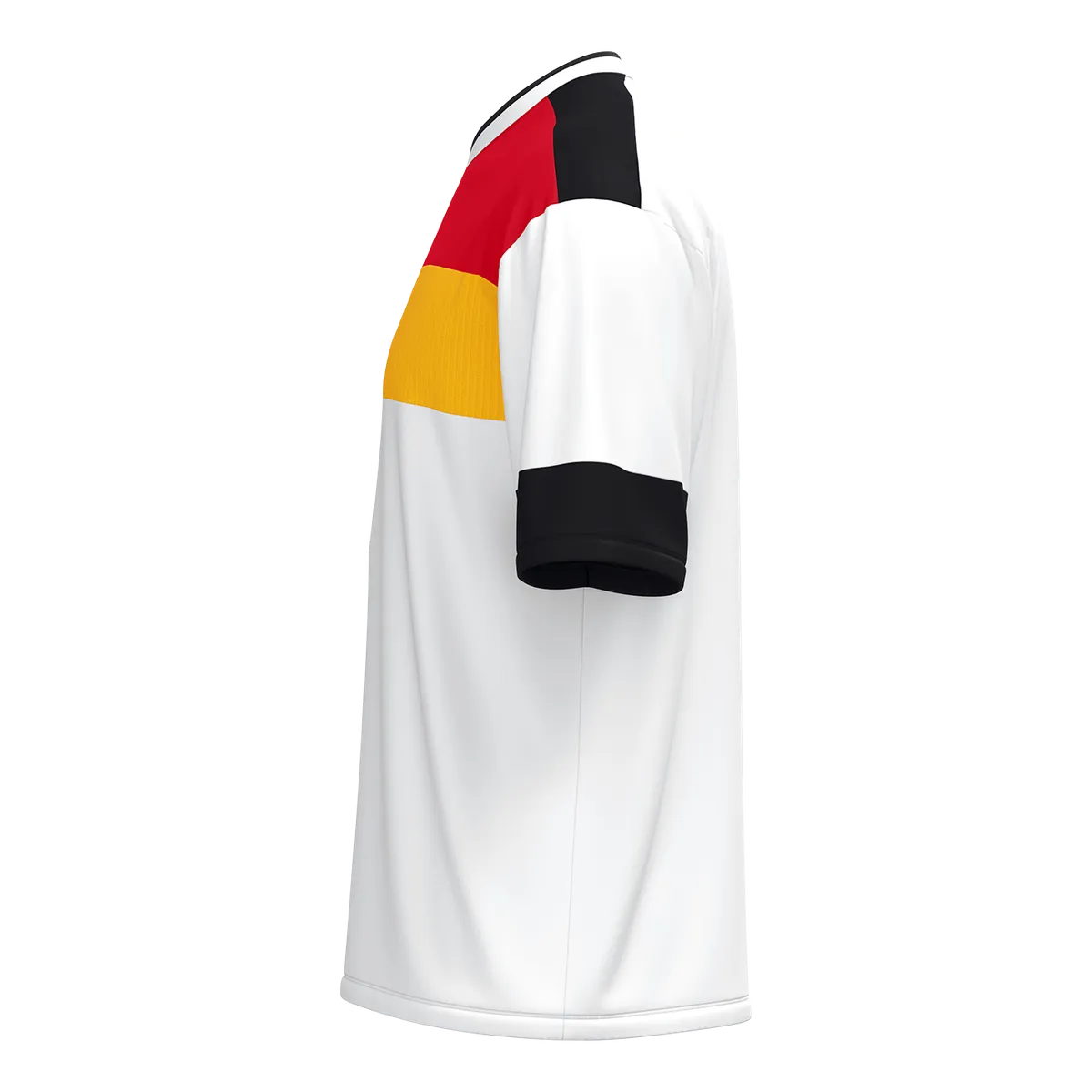 JAKO Trikot Club 92 Kurzarm Unisex weiß/gelb/rot/schwarz Seite 