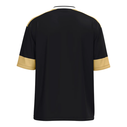JAKO Trikot Club 92 Kurzarm Unisex schwarz/weiß/gold Rücken 