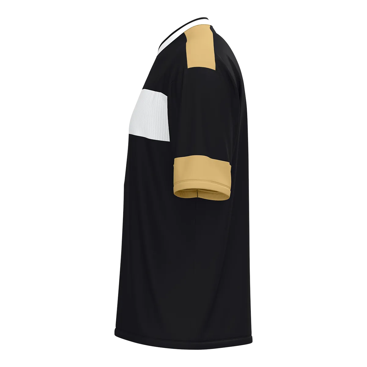 JAKO Trikot Club 92 Kurzarm Unisex schwarz/weiß/gold Seite 