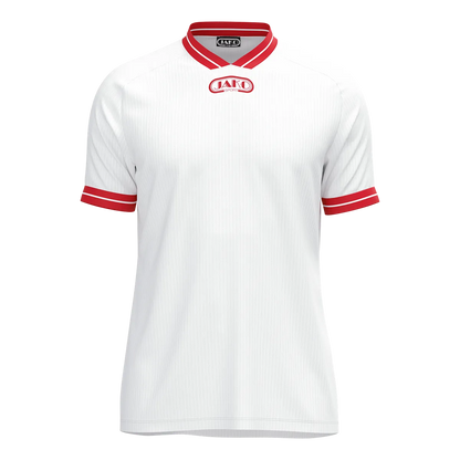 JAKO Trikot Retro Kurzarm Unisex weiß/rot Front 