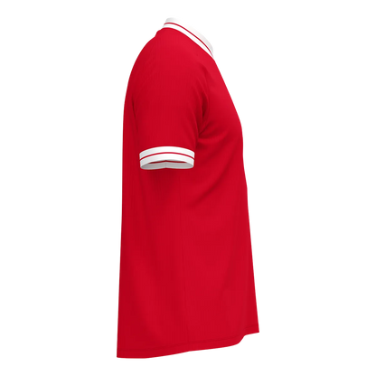 JAKO Trikot Retro Kurzarm Unisex rot Seite 