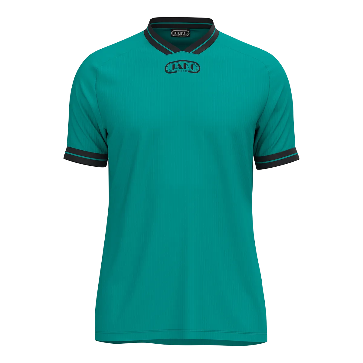 JAKO Trikot Retro Kurzarm Kinder türkis Front 