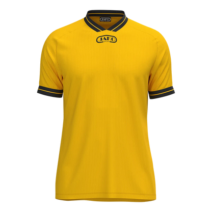 JAKO Trikot Retro Kurzarm Unisex gelb Front 