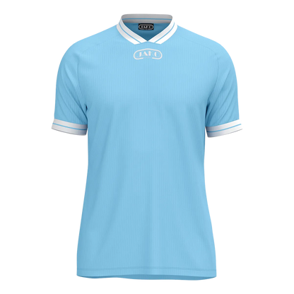JAKO Trikot Retro Kurzarm Kinder lightblue Front 