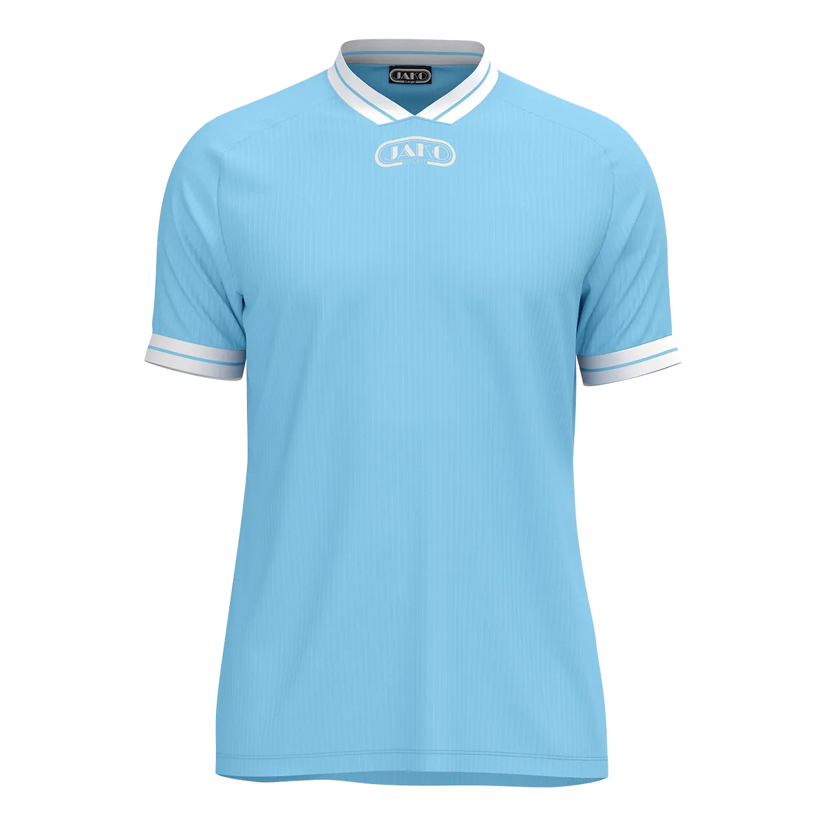 JAKO Trikot Retro Kurzarm Unisex lightblue Front 