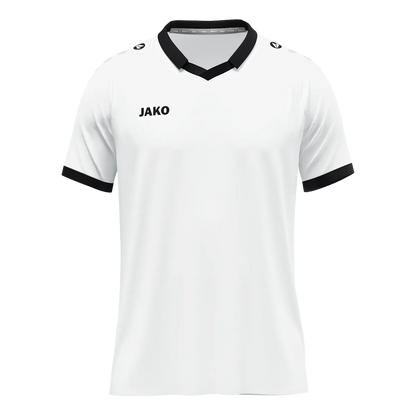 JAKO Trikot Glory Kurzarm Unisex weiß/schwarz Front 