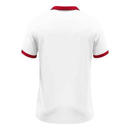 JAKO Trikot Glory Kurzarm Unisex weiß/rot Rücken 