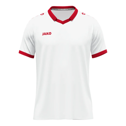 JAKO Trikot Glory Kurzarm Unisex weiß/rot Front 