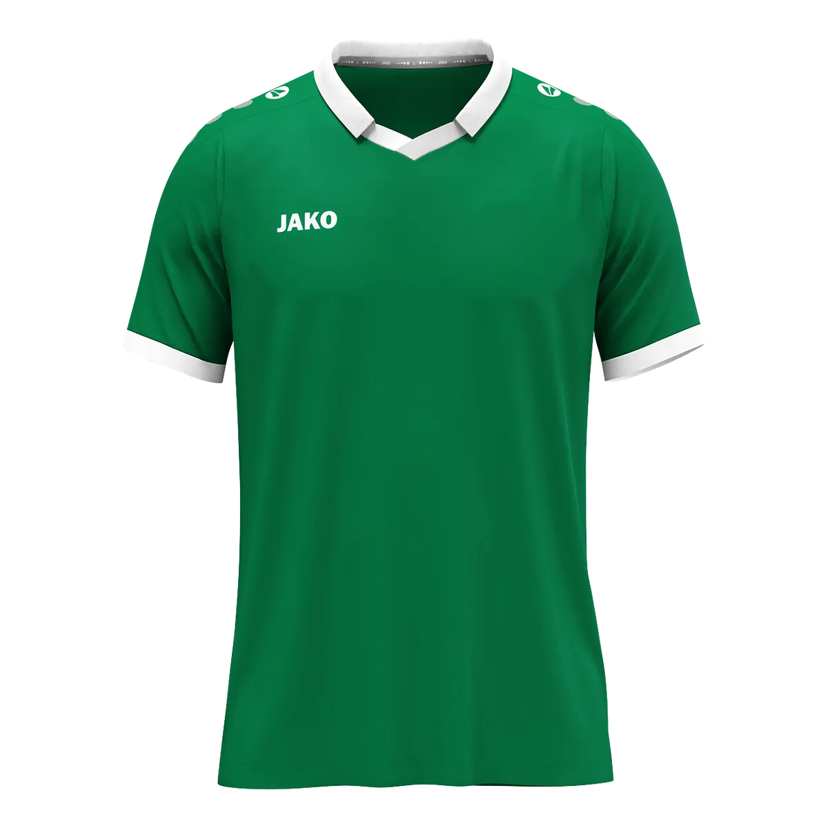 JAKO Trikot Glory Kurzarm Unisex dunkelgrün/weiß Front 