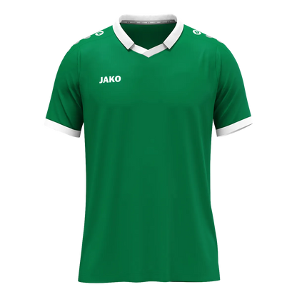 JAKO Trikot Glory Kurzarm Unisex dunkelgrün/weiß Front 