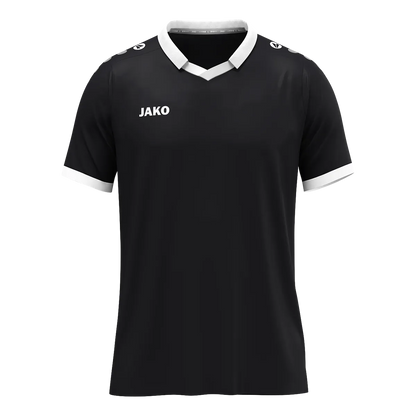 JAKO Trikot Glory Kurzarm Unisex schwarz/weiß Front 