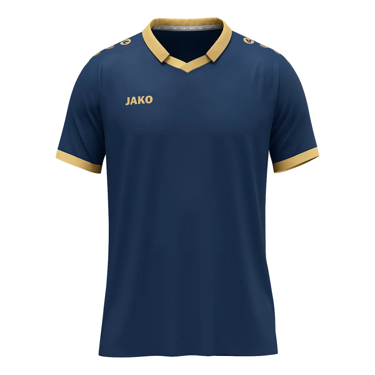 JAKO Trikot Glory Kurzarm Unisex navy/gold Front 