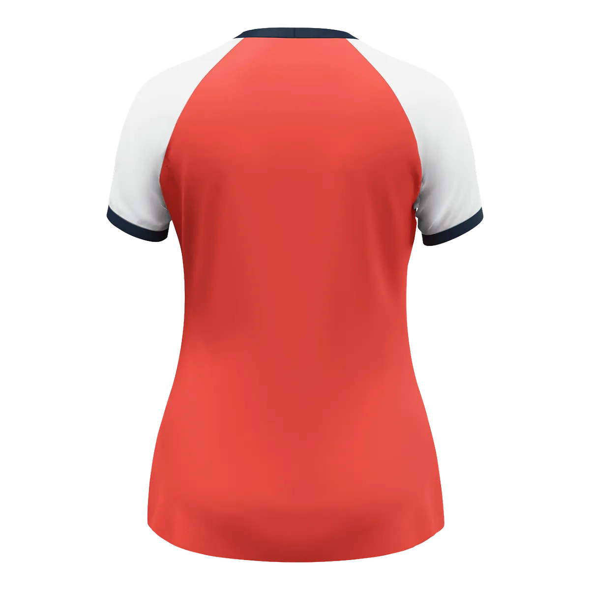 JAKO Trikot Dynamic Kurzarm Damen coral/weiß/marine Rücken 