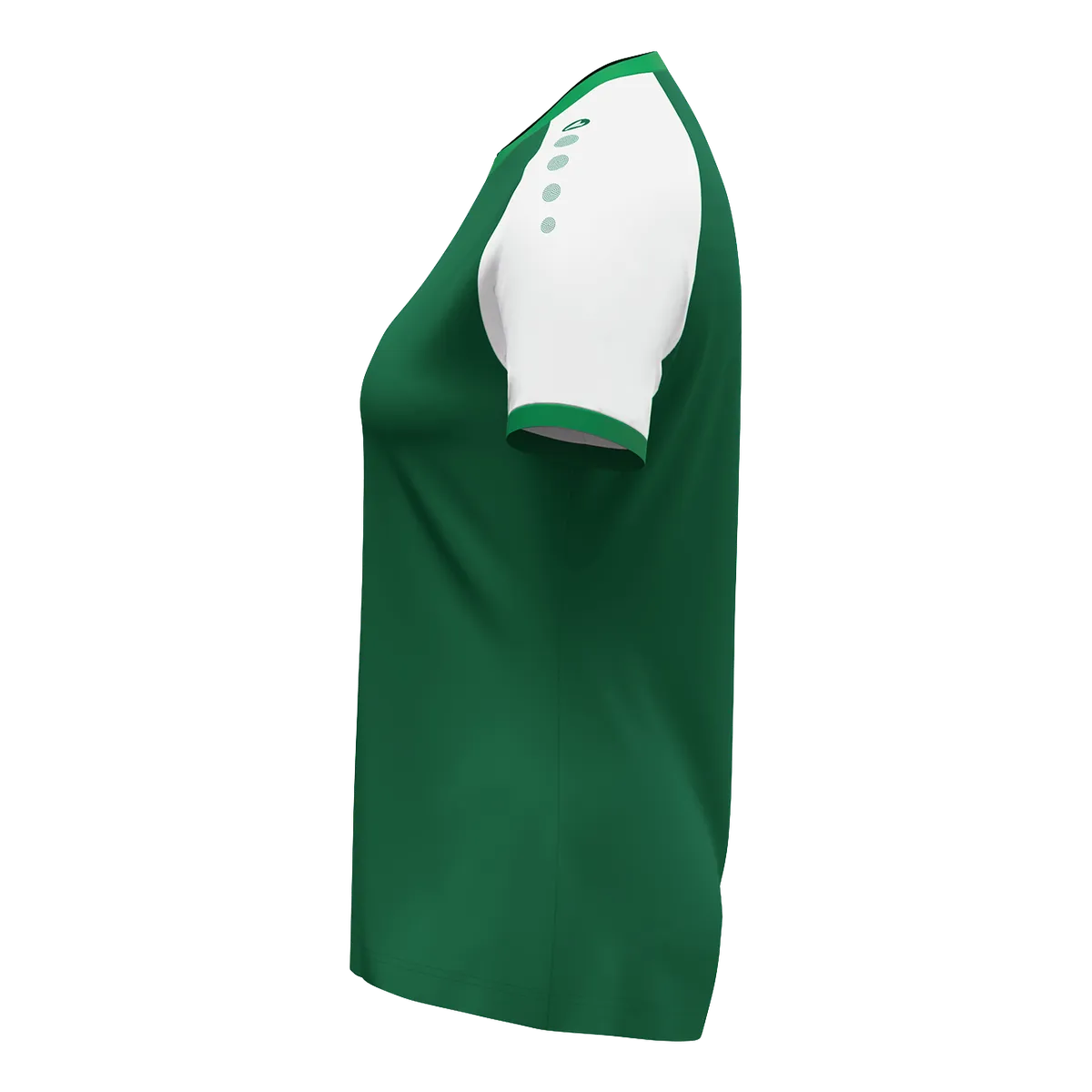 JAKO Trikot Dynamic Kurzarm Damen dunkelgrün/weiß/grün Seite 