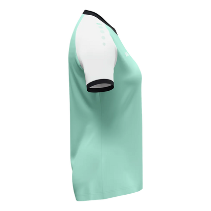 JAKO Trikot Dynamic Kurzarm Damen minze/weiß/marine Seite 