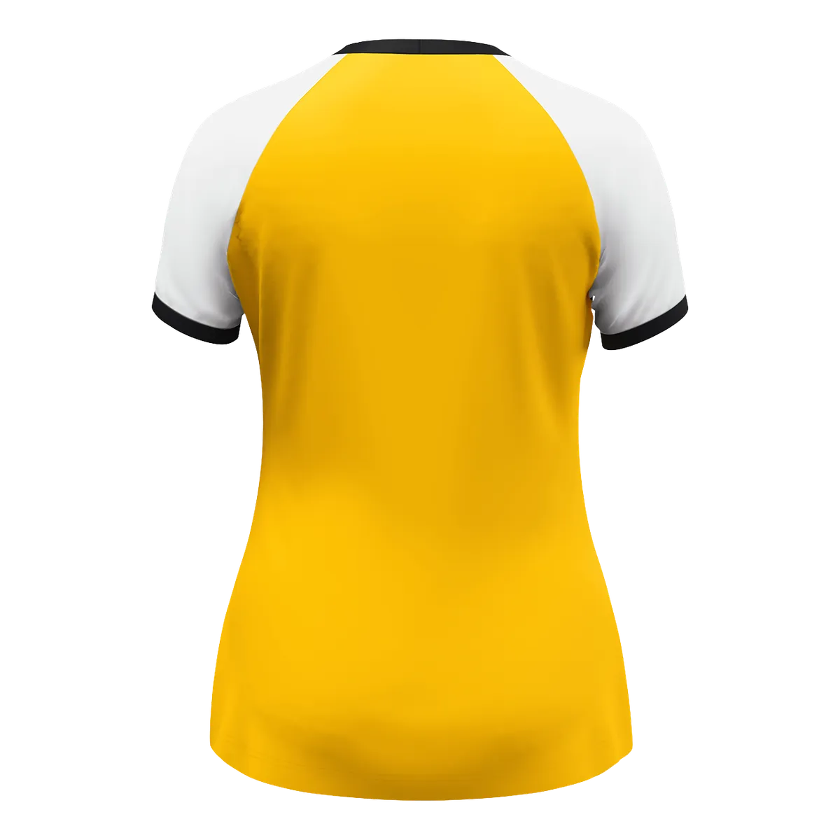 JAKO Trikot Dynamic Kurzarm Damen gelb/weiß/schwarz Rücken 