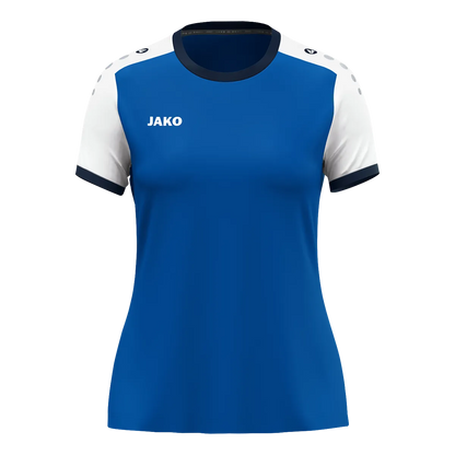 JAKO Trikot Dynamic Kurzarm Damen royal/weiß/marine Front 