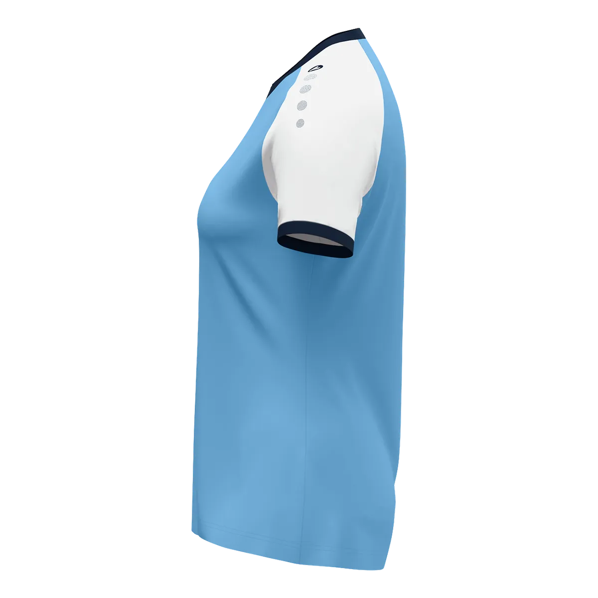 JAKO Trikot Dynamic Kurzarm Damen skyblue/weiß/marine Seite 