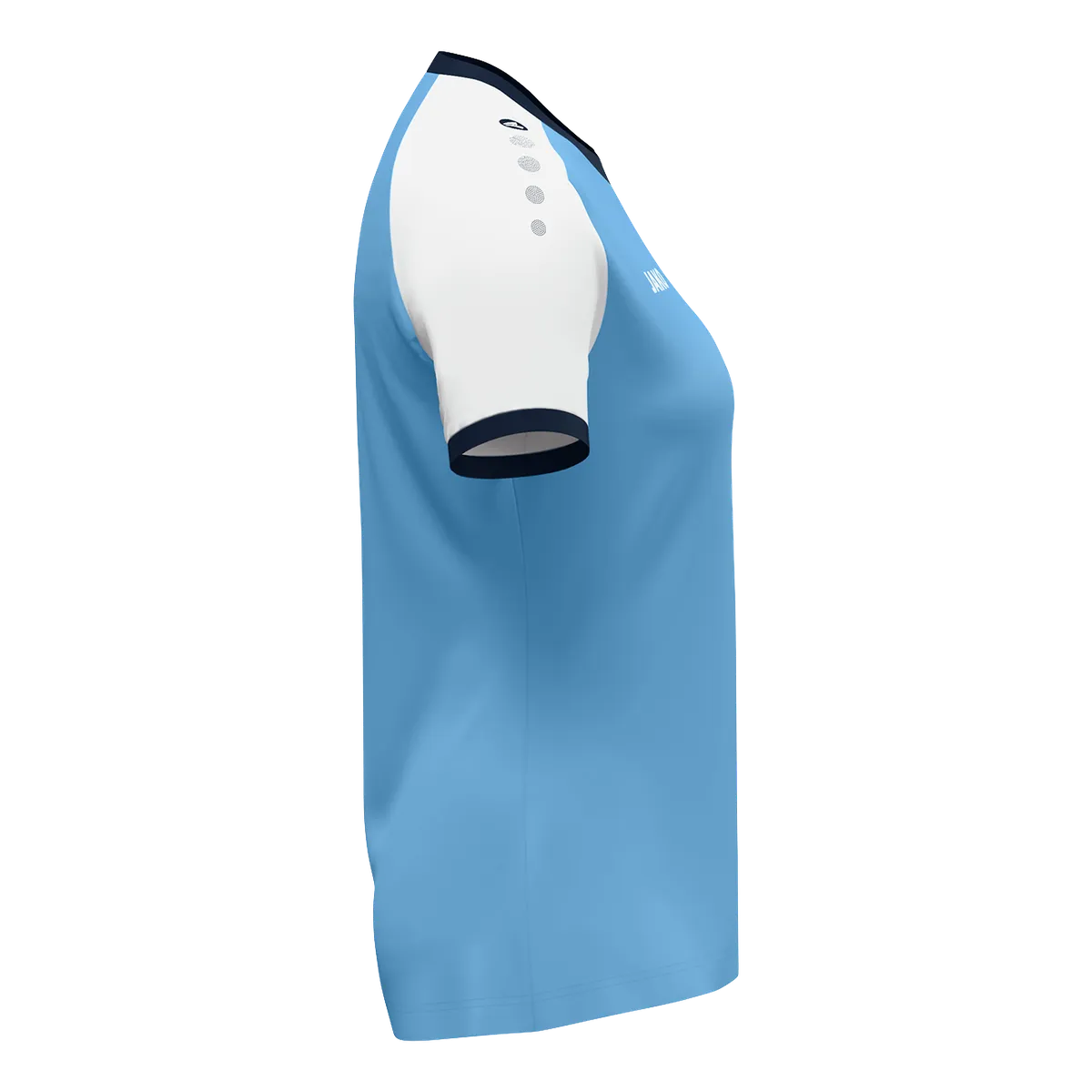 JAKO Trikot Dynamic Kurzarm Damen skyblue/weiß/marine Seite 
