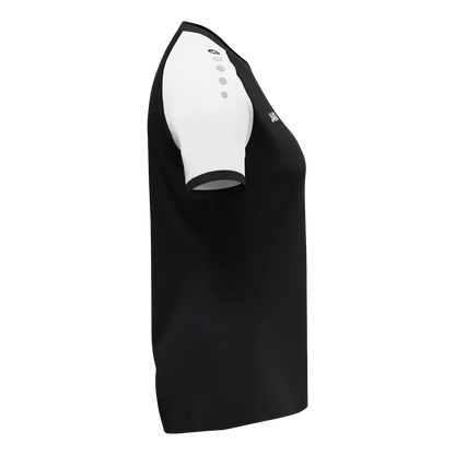 JAKO Trikot Dynamic Kurzarm Damen schwarz/weiß/anthrazit Seite 