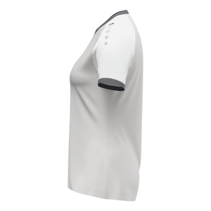 JAKO Trikot Dynamic Kurzarm Damen hellgrau/weiß/grau Seite 