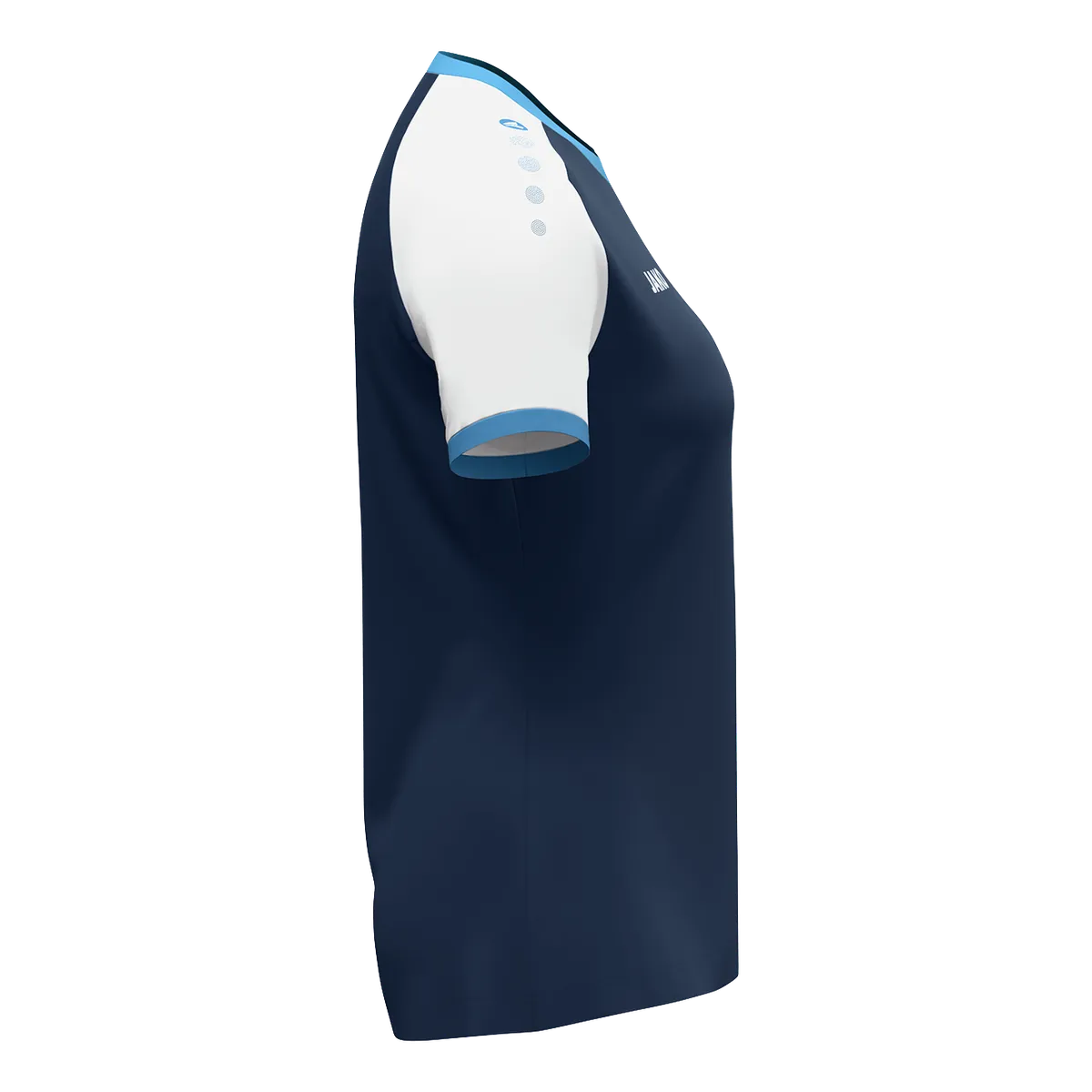 JAKO Trikot Dynamic Kurzarm Damen marine/weiß/skyblue Seite 