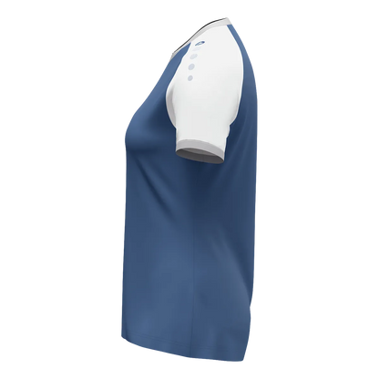 JAKO Trikot Dynamic Kurzarm Damen nachtblau/weiß/hellgrau Seite 