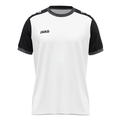 JAKO Trikot Dynamic Kurzarm Unisex weiß/schwarz/anthrazit Front 