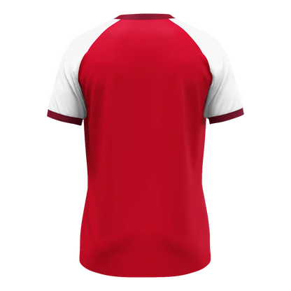 JAKO Trikot Dynamic Kurzarm Unisex rot/weiß/dunkelrot Rücken 