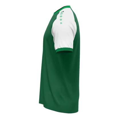 JAKO Trikot Dynamic Kurzarm Kinder dunkelgrün/weiß/grün Seite 